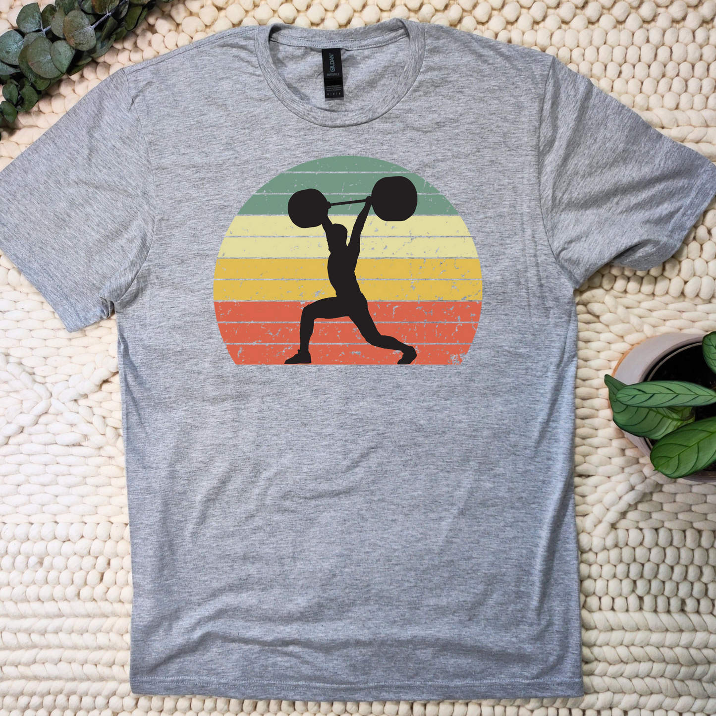 Retro lifter man T-shirt