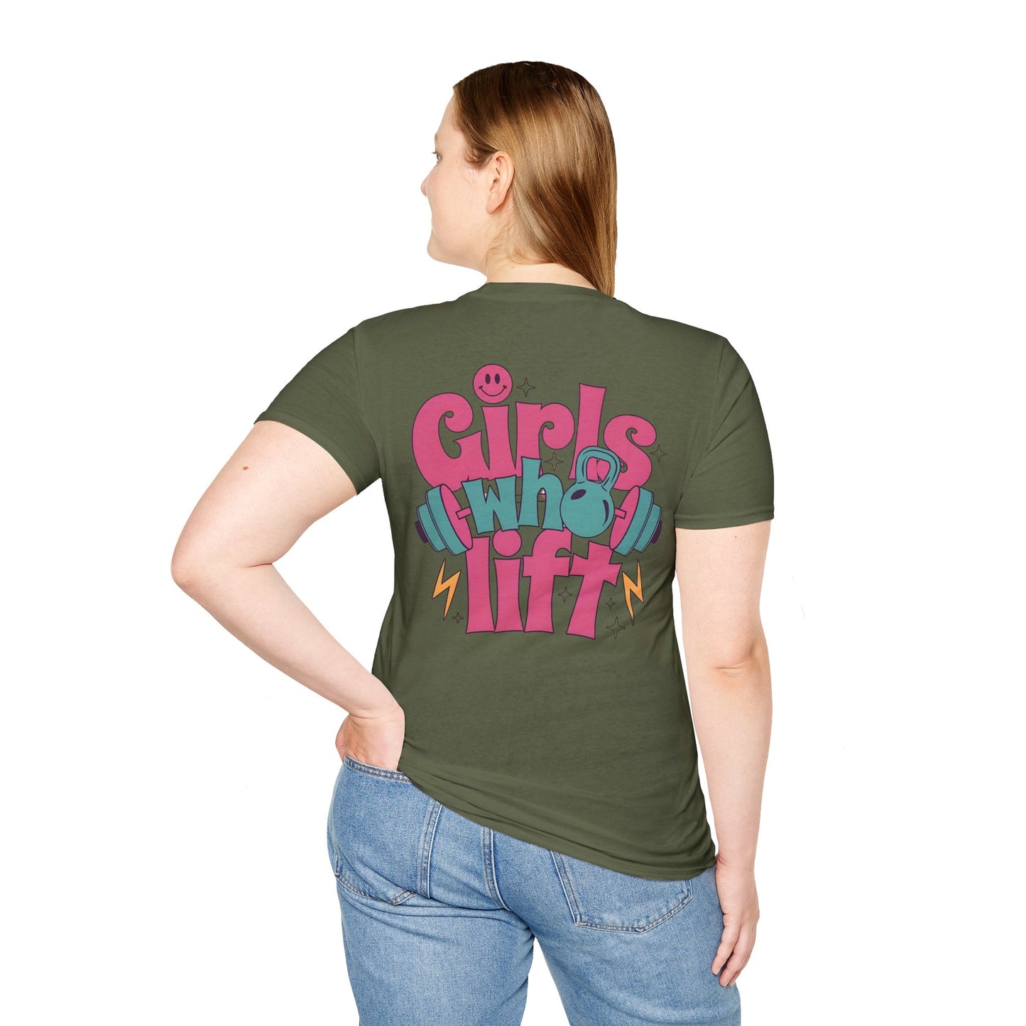 Girls who lift T-shirt