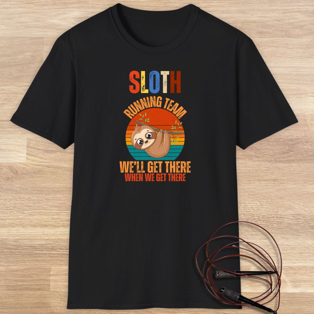 Sloth running team T-shirt