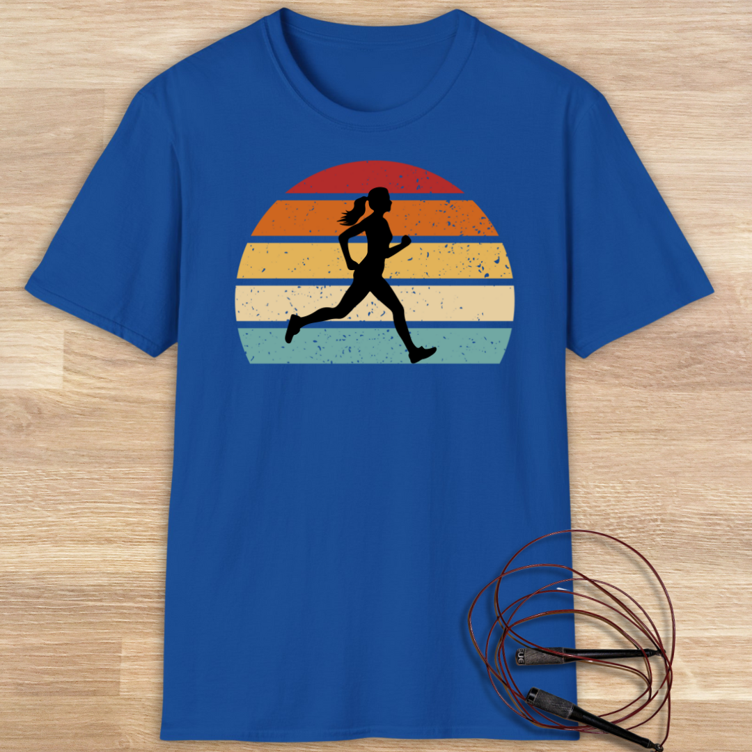 Sunset Runner kvinna T-shirt