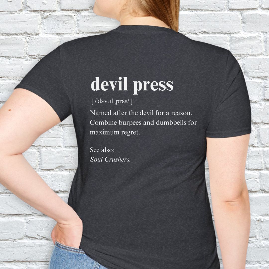 Devil press description T-shirt