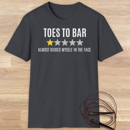 Toes to bar review T-shirt