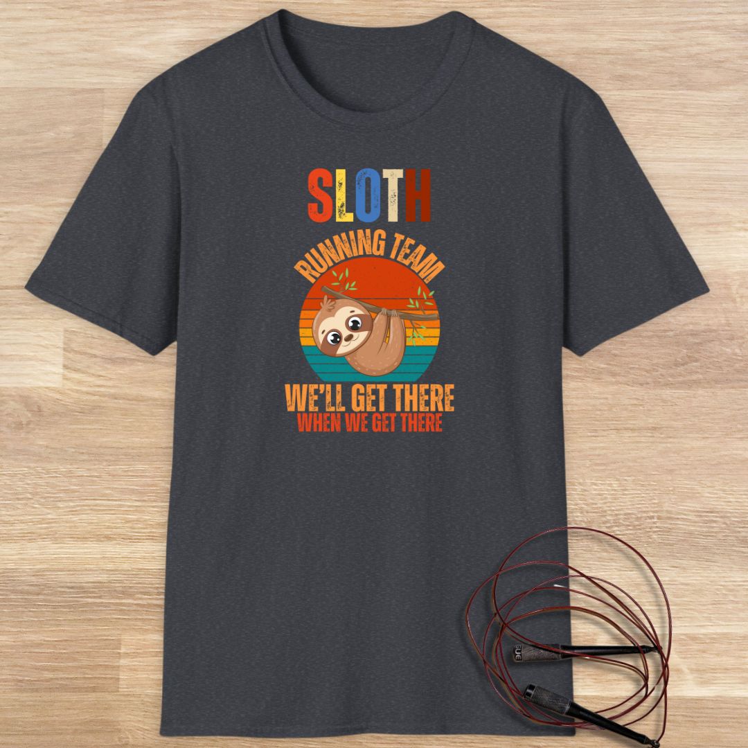 Sloth running team T-shirt