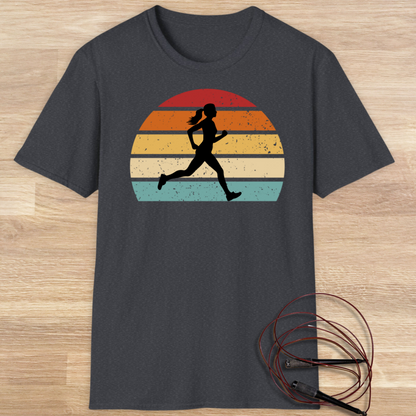 Sunset Runner kvinna T-shirt