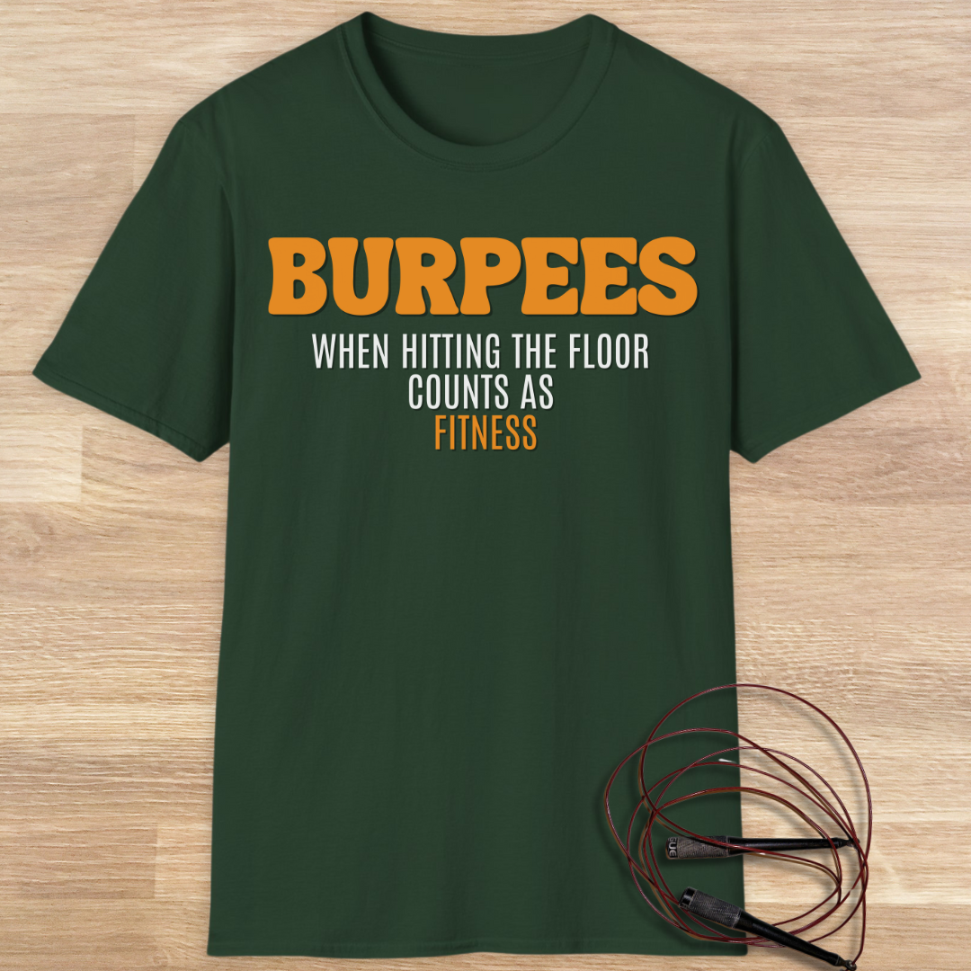 Burpees fitness T-shirt