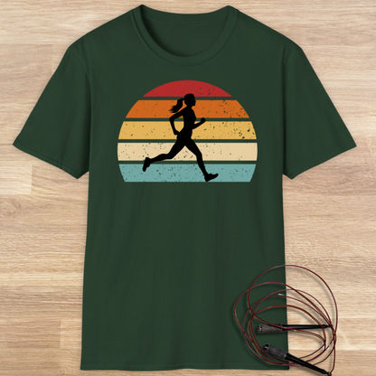 Sunset Runner kvinna T-shirt