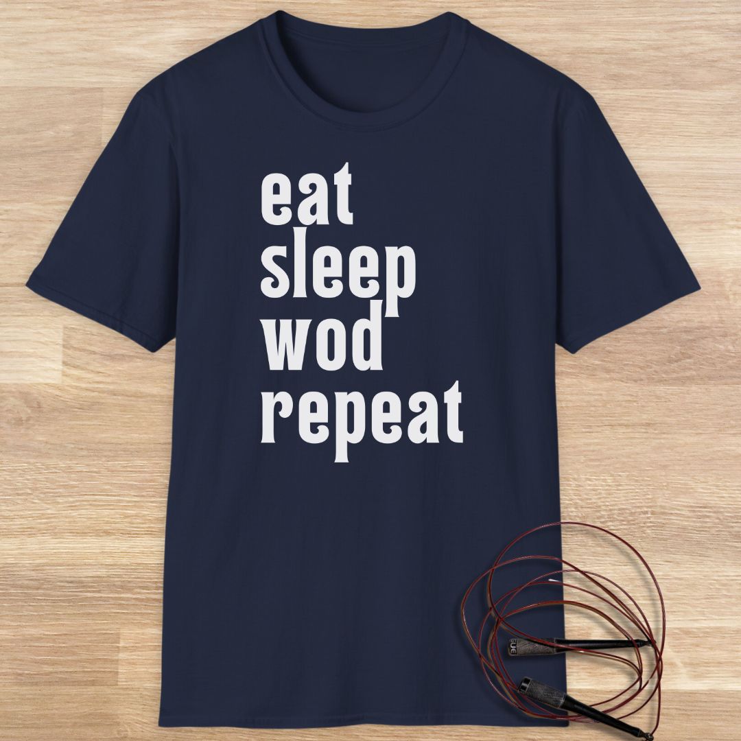 Eat sleep wod repeat T-shirt