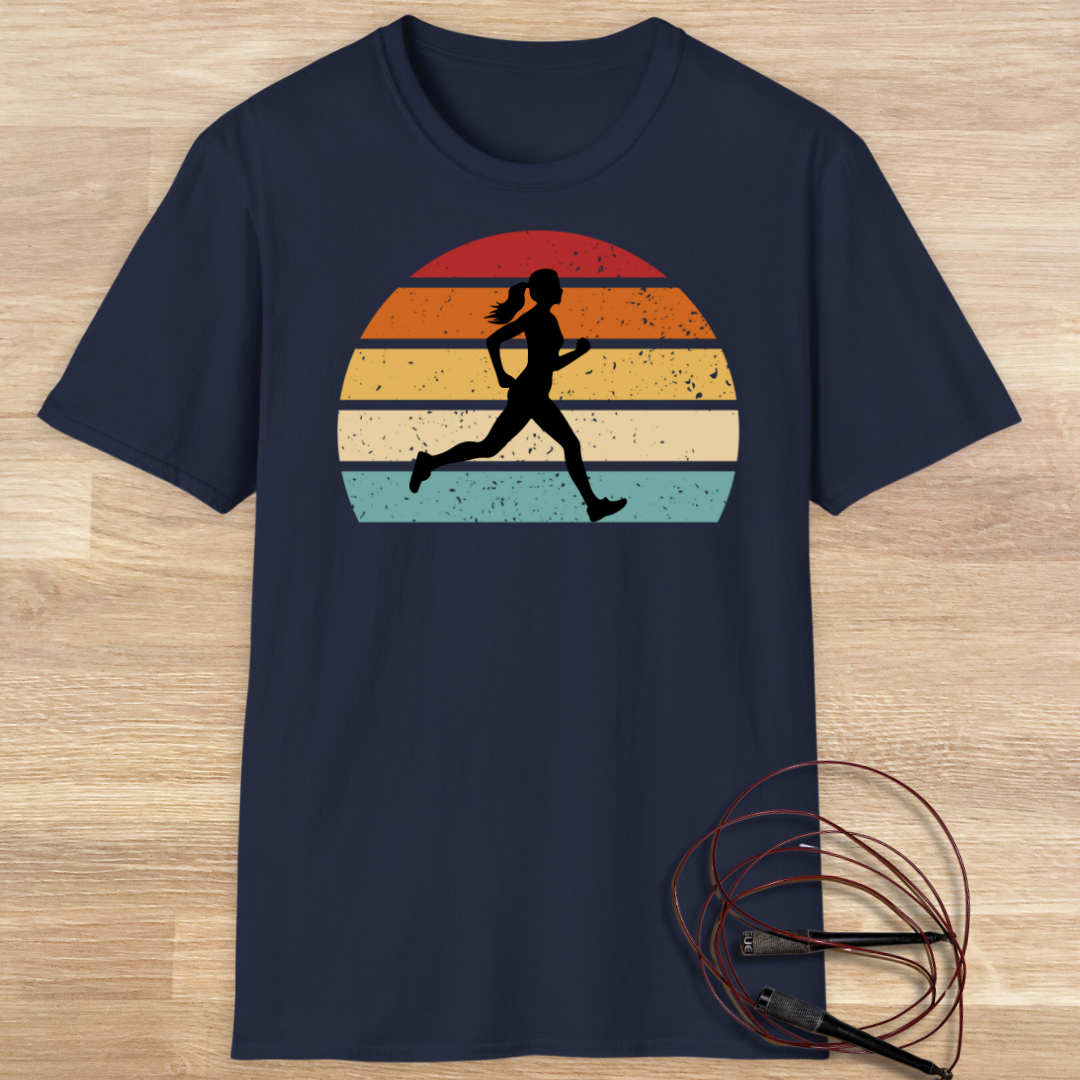 Sunset Runner kvinna T-shirt