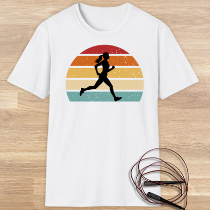 Sunset Runner kvinna T-shirt